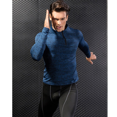 Winter Plus Velvet Pro Men's Fitness Apparel